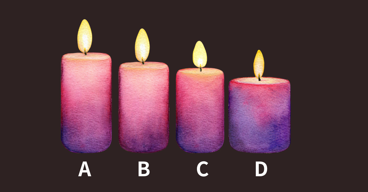 您认为最先熄灭的蜡烛是哪个？ - 心理测试题封面图
